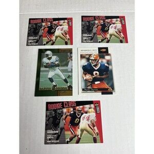 Marvin Harrison Rookie Card Lot Of 5 RC, Indianapolis Colts, NFL Laser, Vintage